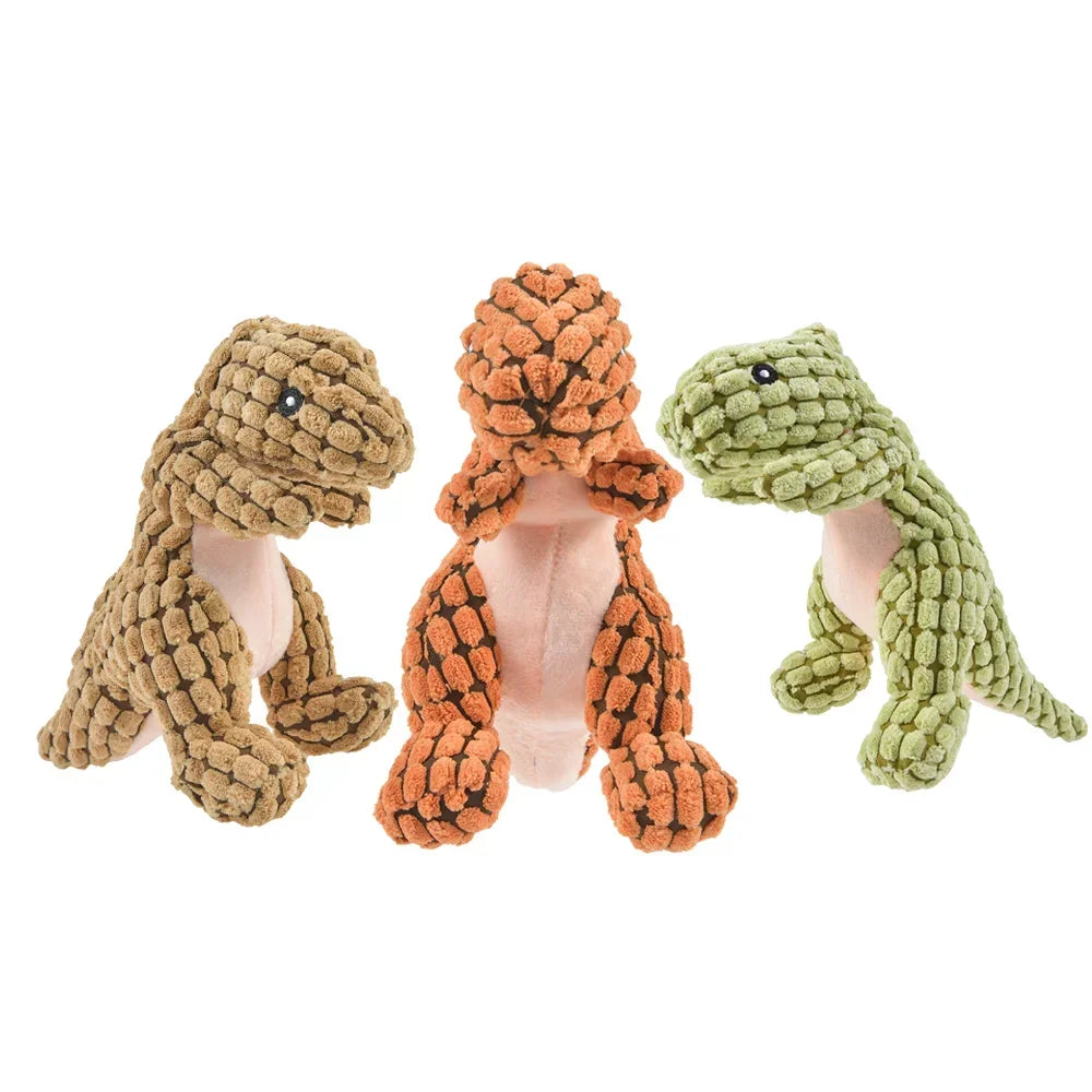 Cats and Dogs Pet Plush Dinosaur Toys Interactive Dog Chew Toys Plush Stuffing Pet Supplies Dog Toys for Small Dogs Pet toys dog