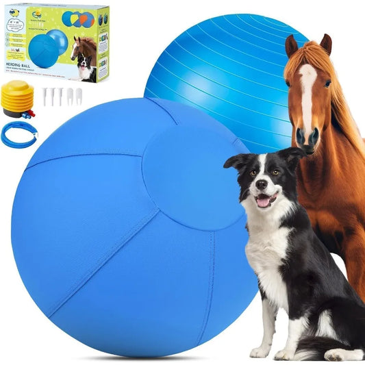 Herding Ball for Dogs 25 Dog Herding Ball Agility Equipment Herding Ball for Australian German Shepherd Collie Dog Toys for Chr